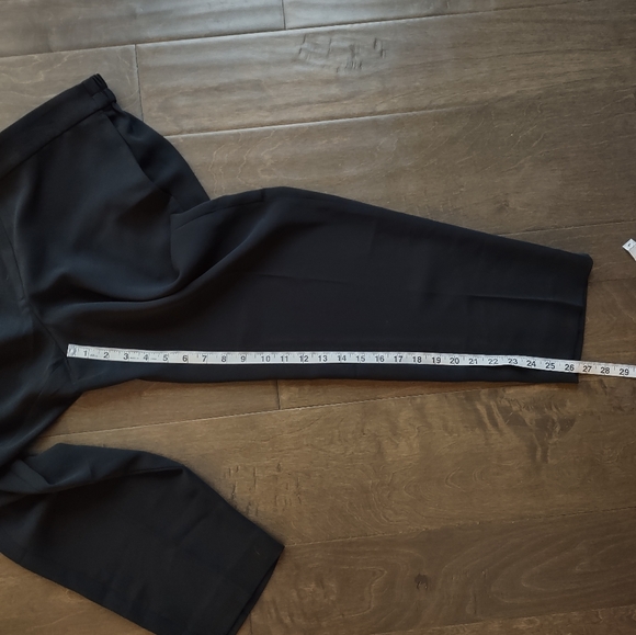 J. Crew Factory Jamie Pant Tapered Leg Pull-On Black - Picture 15 of 16